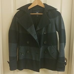 DONTAED - Gap unique stripes peacoat.